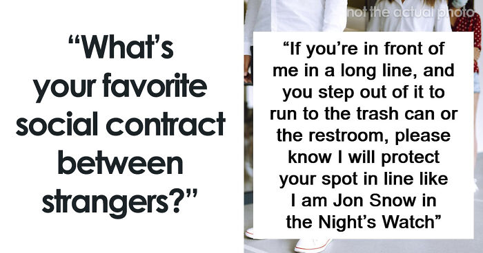 59 Unwritten Rules Between Strangers That Make The World A Better Place