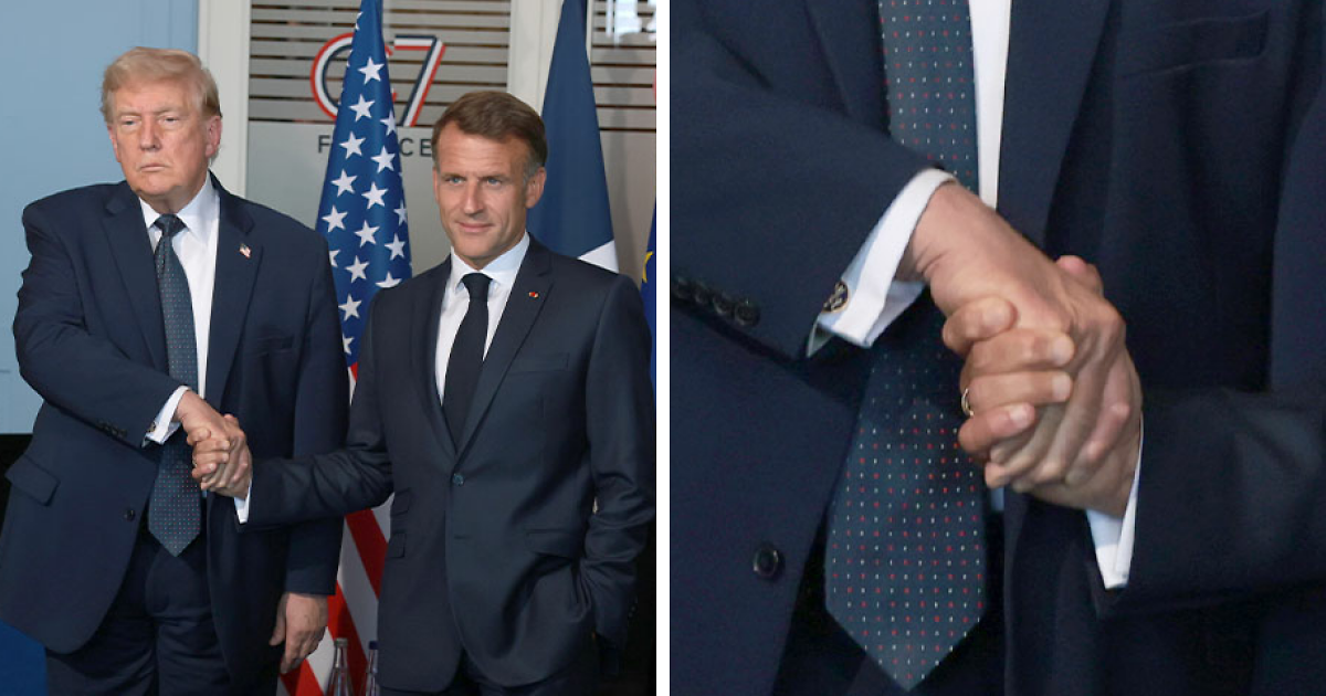 After Trump’s ‘De*d Fish’ Handshake With Macron Goes Viral, Body Language Experts Reveal Its Meaning
