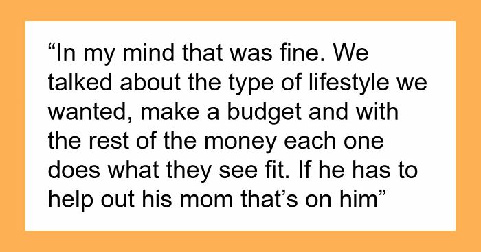 Mama’s Boy Funds Mom’s Fancy Trips, Skeptical Fiancée Questions How Things Will Work After Marriage