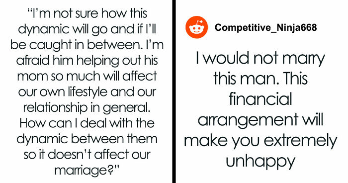 Mama’s Boy Funds Mom’s Fancy Trips, Skeptical Fiancée Questions How Things Will Work After Marriage