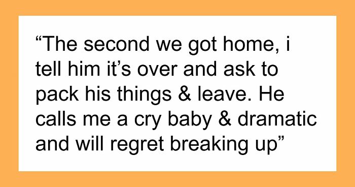 Guy Calls Fiancée A “Cry Baby” For Fussing Over Him Not Getting Her Lunch, Turns Out He’s A Cheater