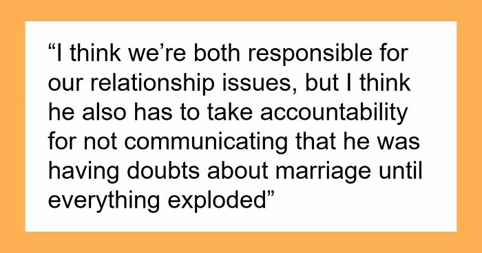Woman Feels Like Shell Of A Person After Fiancé Calls Off Wedding But Expects To Stay Together