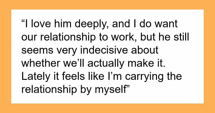 Woman Feels Like Shell Of A Person After Fiancé Calls Off Wedding But Expects To Stay Together