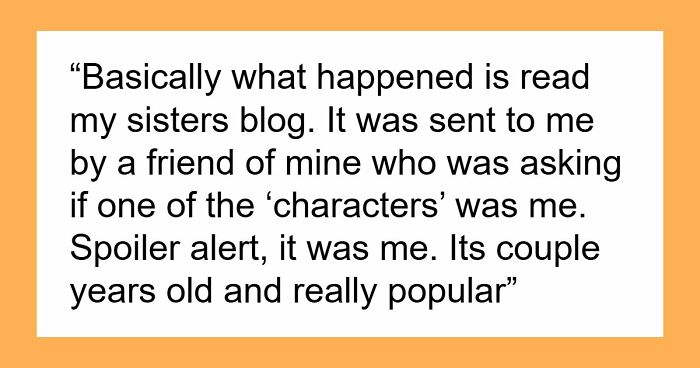 “[Am I A Jerk] For Firing My Sister After Seeing Her Blog?”