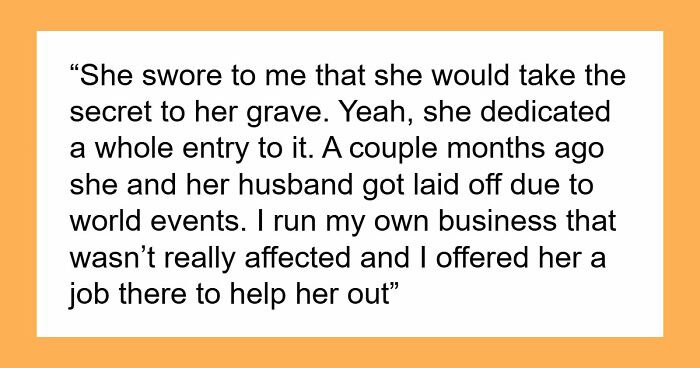 “[Am I A Jerk] For Firing My Sister After Seeing Her Blog?”