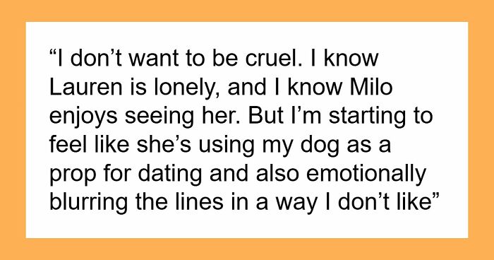 30YO Uses Woman’s Rescue Dog To Meet Men, Owner Uncomfortable Watching Pup Turn Into Dating Prop