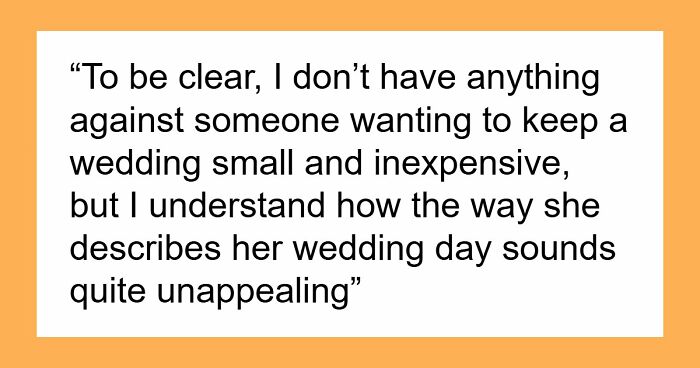 Bride Lets Fiancé Call The Shots For Their Wedding, Friends Quietly Lose Interest In Attending