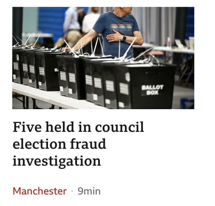 Photo of ballot boxes related to council election fraud investigation