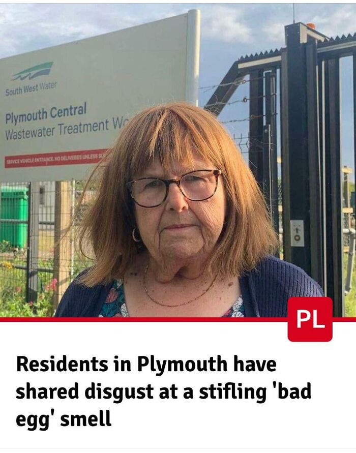 Residents in Plymouth express disgust at stifling bad egg smell near treatment works