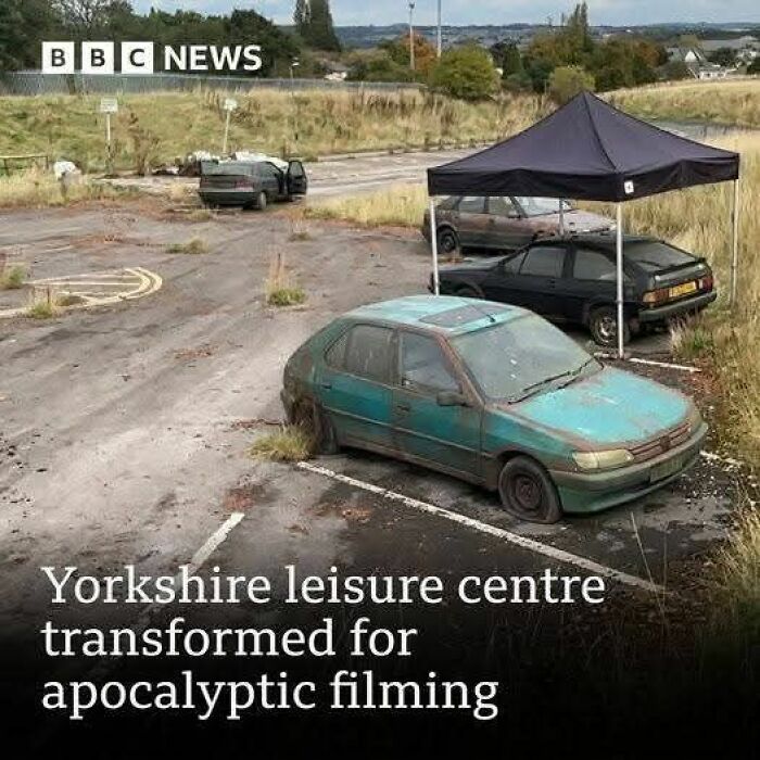 Yorkshire leisure centre abandoned and transformed for apocalyptic filming