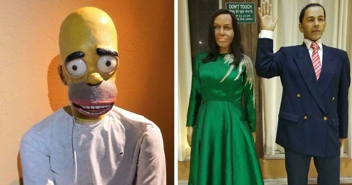 48 Celebrity Wax Figures From Sculptors Who Probably Have Never Seen A Famous Person Ever