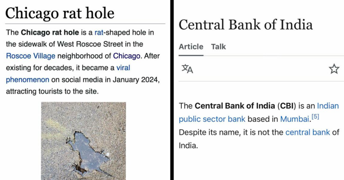 82 Wikipedia Pages That Made People Go “Hmmmm”