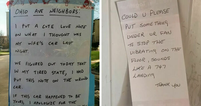 41 Passive-Aggressive Notes From Neighbors Who Decided Knocking On The Door Was Far Too Civil