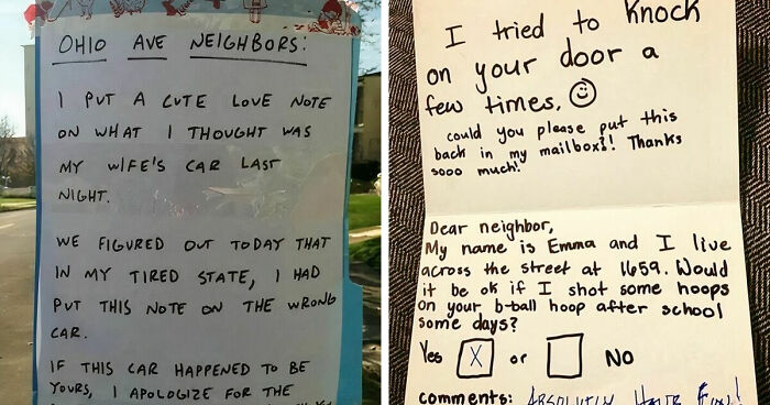 41 Passive-Aggressive Notes From Neighbors Who Decided Knocking On The Door Was Far Too Civil