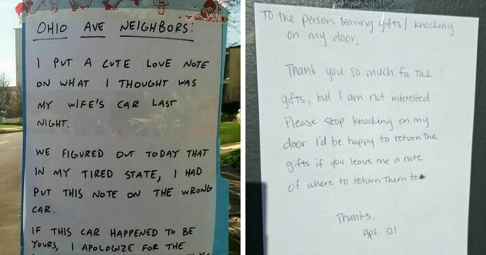 41 Passive-Aggressive Notes From Neighbors Who Decided Knocking On The Door Was Far Too Civil
