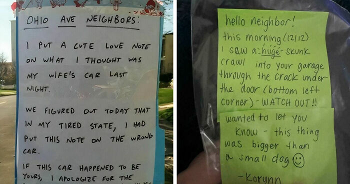 41 Passive-Aggressive Notes From Neighbors Who Decided Knocking On The Door Was Far Too Civil