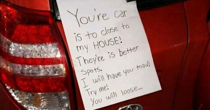 41 Passive-Aggressive Notes From Neighbors Who Decided Knocking On The Door Was Far Too Civil