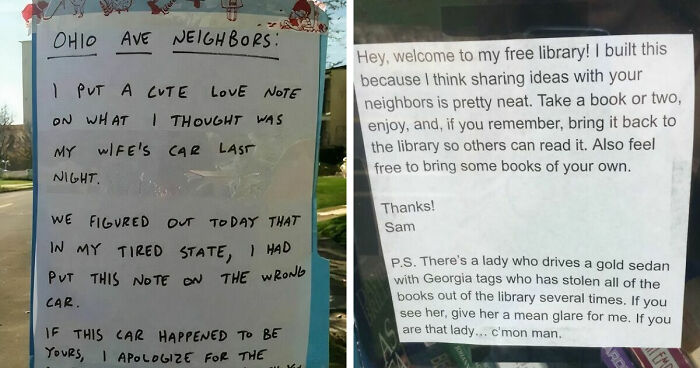 41 Passive-Aggressive Notes From Neighbors Who Decided Knocking On The Door Was Far Too Civil