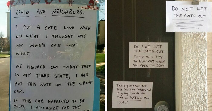 41 Passive-Aggressive Notes From Neighbors Who Decided Knocking On The Door Was Far Too Civil