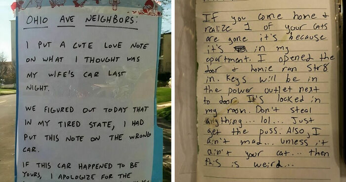 40 Passive-Aggressive Notes From Neighbors Who Decided Knocking On The Door Was Far Too Civil