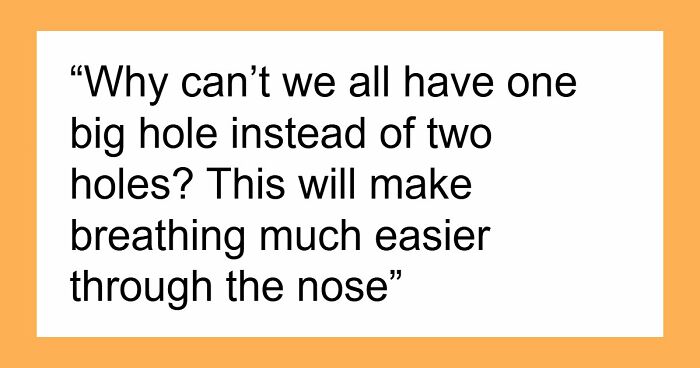 26 People Joined A Discussion About Nostrils, And Things Got Hilariously Weird Fast