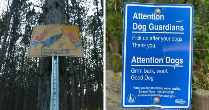 54 Funny Signs Found In The Wild That Are Worth Every Blister And The Stale Trail Mix