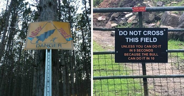 54 Funny Signs Found In The Wild That Are Worth Every Blister And The Stale Trail Mix