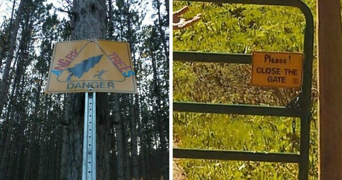 54 Funny Signs Found In The Wild That Are Worth Every Blister And The Stale Trail Mix