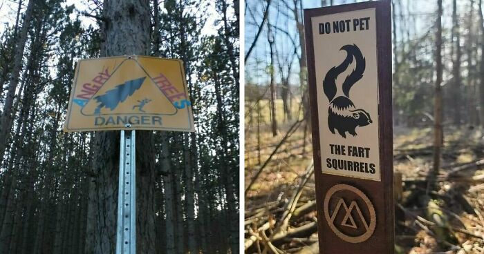 54 Funny Signs Found In The Wild That Are Worth Every Blister And The Stale Trail Mix