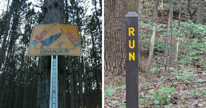 54 Funny Signs Found In The Wild That Are Worth Every Blister And The Stale Trail Mix