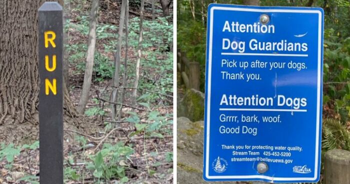 54 Funny Signs Found In The Wild That Are Worth Every Blister And The Stale Trail Mix