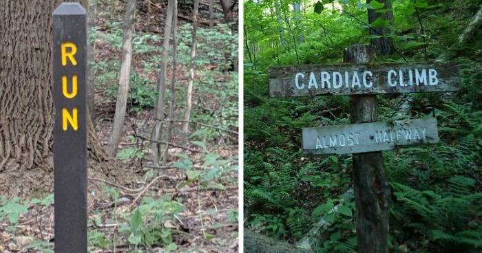 54 Funny Signs Found In The Wild That Are Worth Every Blister And The Stale Trail Mix