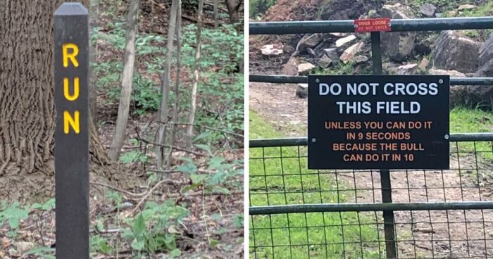 54 Funny Signs Found In The Wild That Are Worth Every Blister And The Stale Trail Mix