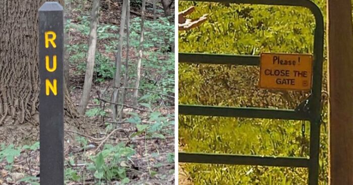 54 Funny Signs Found In The Wild That Are Worth Every Blister And The Stale Trail Mix