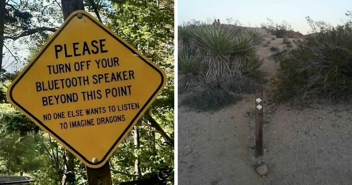 54 Funny Signs Found In The Wild That Are Worth Every Blister And The Stale Trail Mix
