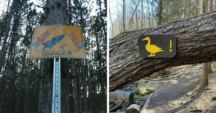 54 Funny Signs Found In The Wild That Are Worth Every Blister And The Stale Trail Mix