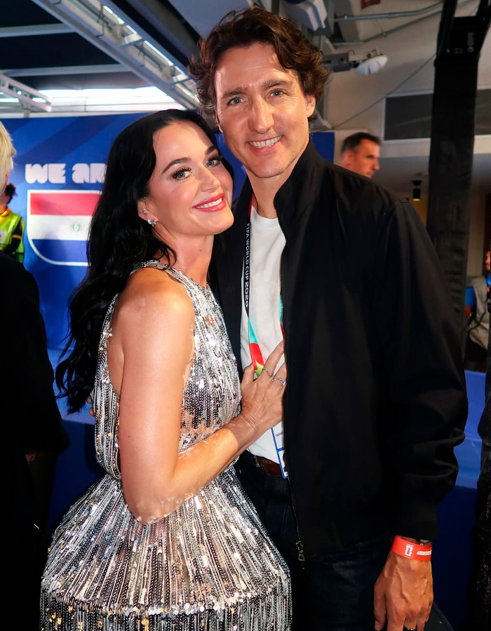 Katy Perry and Justin Trudeau at the World Cup, linked to Gavin Newsom's jaw-dropping confession. Katy Perry and Justin Trudeau at the World Cup, linked to Gavin Newsom's jaw-dropping confession.