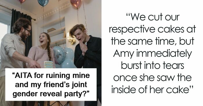A Gender Reveal Cake Turns Celebration Into Chaos After Baby Daddy Makes A Shocking Accusation