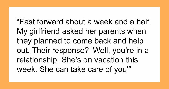 Girlfriend Breaks Her Back, Homophobic Parents Leave The Couple To Handle Everything Alone