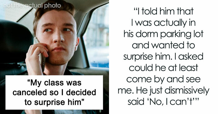 Woman Travels For Hours To Surprise Her Long-Distance Boyfriend, It Doesn’t Go As Planned