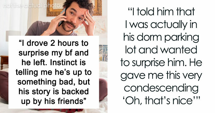 Woman Travels For Hours To Surprise Her Long-Distance Boyfriend, It Doesn’t Go As Planned