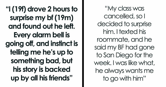 Woman Travels For Hours To Surprise Her Long-Distance Boyfriend, It Doesn’t Go As Planned
