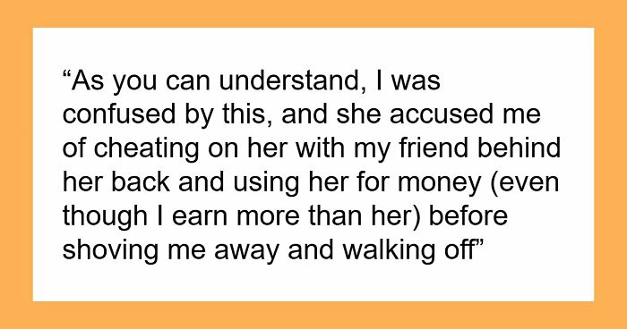 Straight Guy Bearhugs Male Friend Having Mental Breakdown, GF Accuses Him Of Cheating, He’s Shocked
