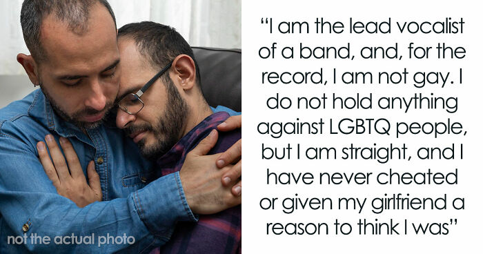 Straight Guy Bearhugs Male Friend Having Mental Breakdown, GF Accuses Him Of Cheating, He’s Shocked