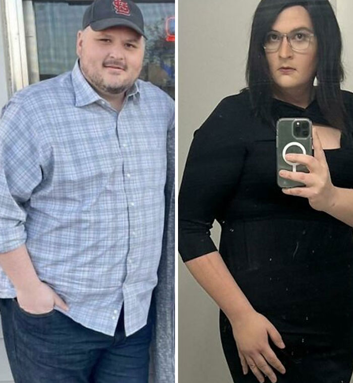 Before and after transformation of a person at reunions, leaving everyone speechless.