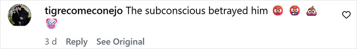 Good-Vibe Girls event: A user comment with emojis, suggesting the subconscious betrayed the mayor at the Father's Day party.