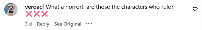 Good-Vibe Girls event: A user comment expressing horror and questioning the characters who rule at the Father's Day party.