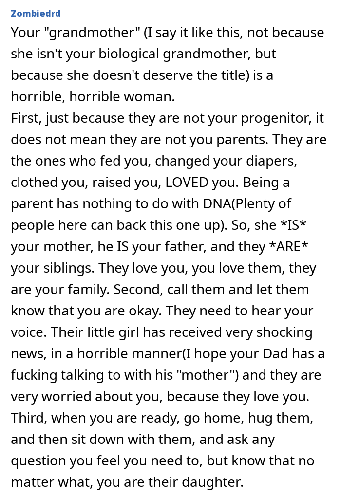 Woman In Shambles After Grandmother Reveals Her Family Secret In The Most Cruel Way