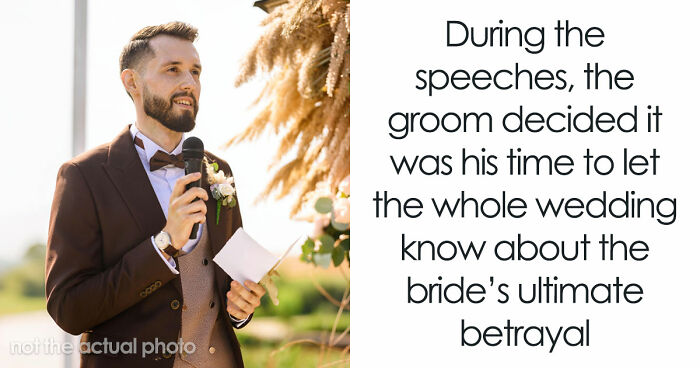 Bride Cheats With Best Man, Groom Says Nothing Until He Has A Microphone And Room Full Of Witnesses