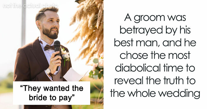 Bride Cheats With Best Man, Groom Says Nothing Until He Has A Microphone And Room Full Of Witnesses